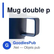 Mug double paroi de 180 ml en acier inoxydable recyclé Lilia - Miniature 11