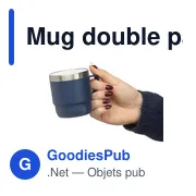 Mug double paroi de 180 ml en acier inoxydable recyclé Lilia - Miniature 24