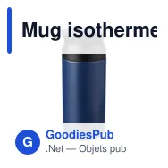 Mug isotherme personnalisable avec logo - modèle Gwen - Miniature 2
