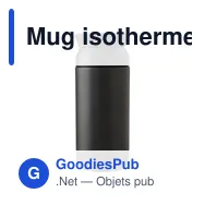 Mug isotherme personnalisable avec logo - modèle Gwen - Miniature 11