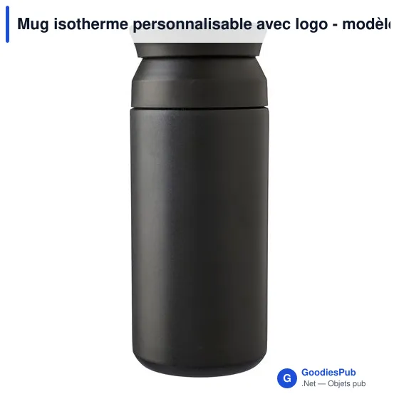 Mug isotherme personnalisable avec logo - modèle Gwen - Image 11