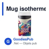 Mug isotherme personnalisable avec logo - modèle Gwen - Miniature 3