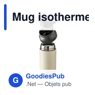 Mug isotherme personnalisable avec logo - modèle Gwen - Miniature 4