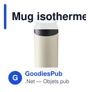 Mug isotherme personnalisable avec logo - modèle Gwen - Miniature 5
