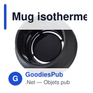 Mug isotherme personnalisable avec logo - modèle Gwen - Miniature 6