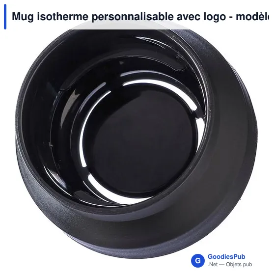 Mug isotherme personnalisable avec logo - modèle Gwen - Image 6