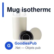 Mug isotherme personnalisable avec logo - modèle Gwen - Miniature 7