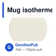 Mug isotherme personnalisable avec logo - modèle Gwen - Miniature 8