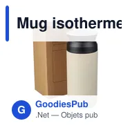 Mug isotherme personnalisable avec logo - modèle Gwen - Miniature 10