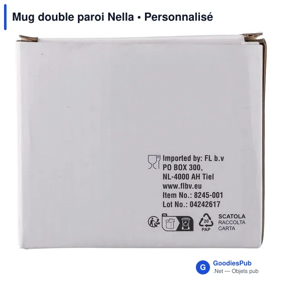 Mug double paroi Nella - Image 8