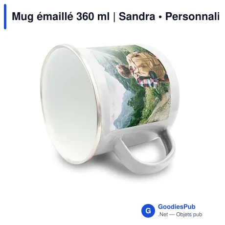 Mug émaillé 360 ml | Sandra