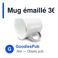 Mug émaillé 360 ml | Sandra - Miniature 2