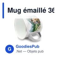 Mug émaillé 360 ml | Sandra - Miniature 3