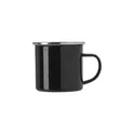 Variante noir - Mug émaillé en acier inoxydable personnalisable avec logo - Jamaal