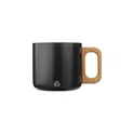 Variante noir - Mug isotherme personnalisable en acier inoxydable recyclé - Dwightavec logo