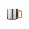 Variante argenté - Mug isotherme personnalisable en acier inoxydable recyclé - Dwightavec logo