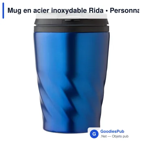 Mug en acier inoxydable Rida