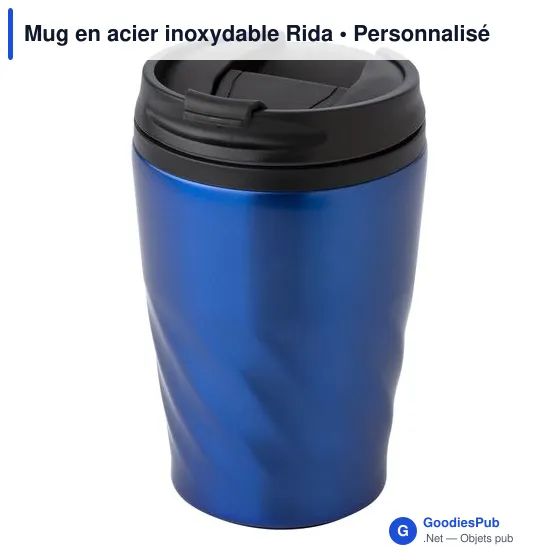 Mug en acier inoxydable Rida - Image 2