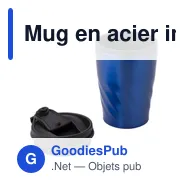 Mug en acier inoxydable Rida - Miniature 11
