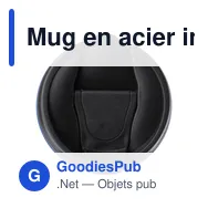 Mug en acier inoxydable Rida - Miniature 7