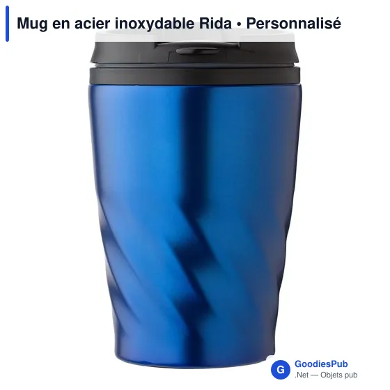 Mug en acier inoxydable Rida - Image 9