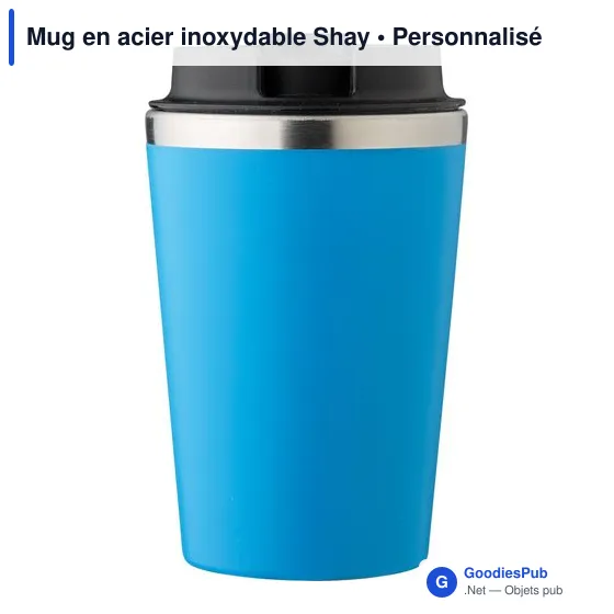 Mug en acier inoxydable Shay - Image 4