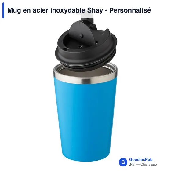 Mug en acier inoxydable Shay - Image 5