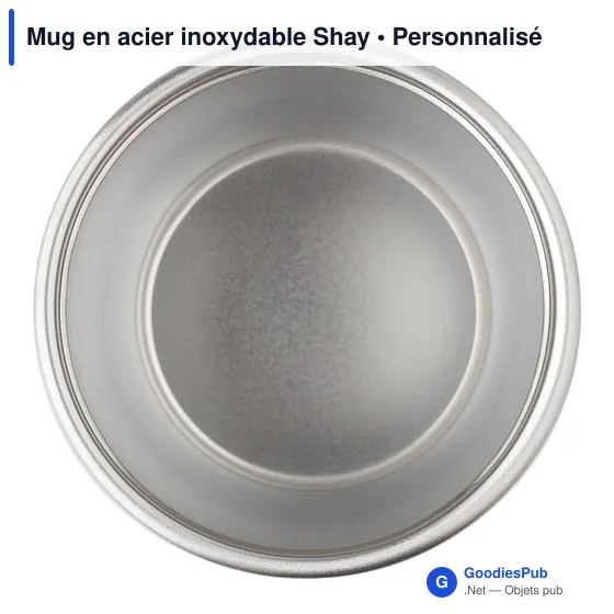 Mug en acier inoxydable Shay - Image 6