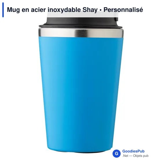 Mug en acier inoxydable Shay - Image 7