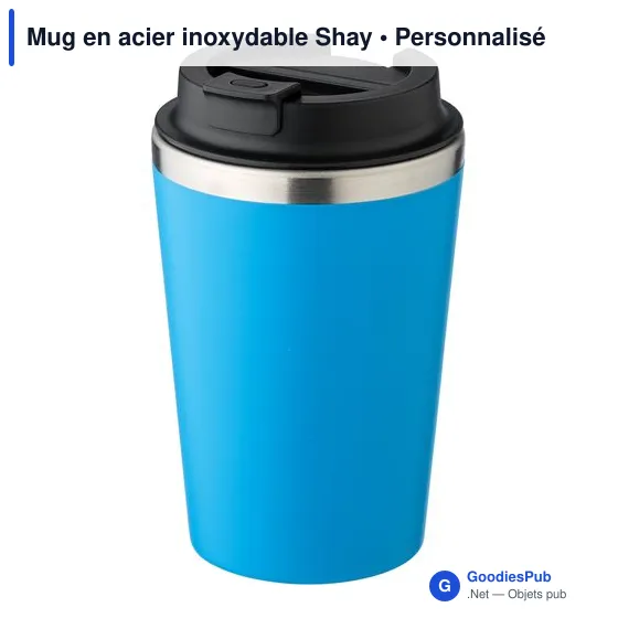 Mug en acier inoxydable Shay - Image 9