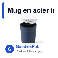 Mug en acier inoxydable Sophia - Miniature 12