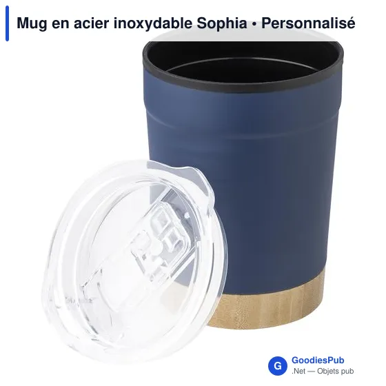 Mug en acier inoxydable Sophia - Image 3