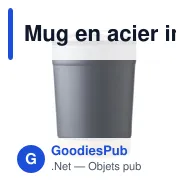 Mug en acier inoxydable Sophia - Miniature 5