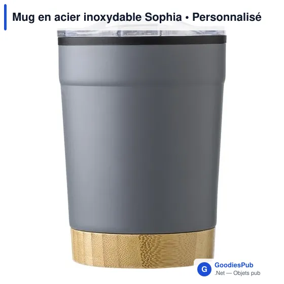Mug en acier inoxydable Sophia - Image 5