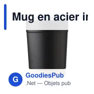 Mug en acier inoxydable Sophia - Miniature 9