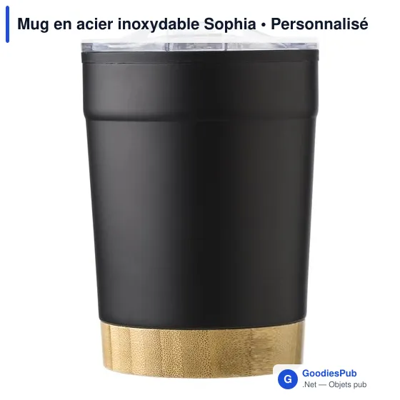 Mug en acier inoxydable Sophia - Image 9