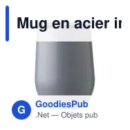Mug en acier inoxydable Zoe - Miniature 11