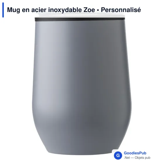 Mug en acier inoxydable Zoe - Image 11