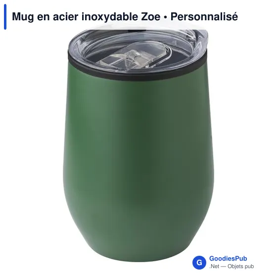 Mug en acier inoxydable Zoe - Image 12