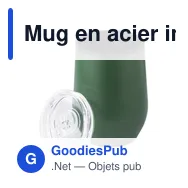 Mug en acier inoxydable Zoe - Miniature 3