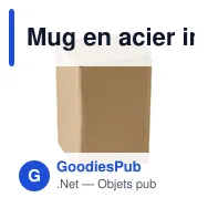 Mug en acier inoxydable Zoe - Miniature 5
