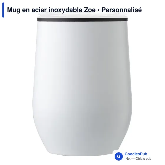 Mug en acier inoxydable Zoe - Image 6