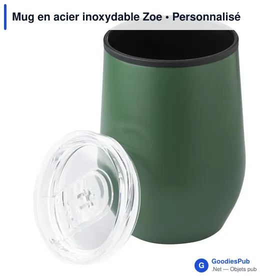Mug en acier inoxydable Zoe - Image 8