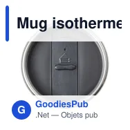 Mug isotherme personnalisable en bambou avec logo - Sabine - Miniature 3