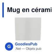 Mug en céramique personnalisable avec logo - 170 ml - Miniature 4