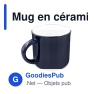 Mug en céramique personnalisable 280 ml avec logo | Lini - Miniature 1