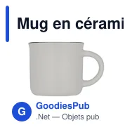 Mug en céramique personnalisable 280 ml avec logo | Lini - Miniature 11