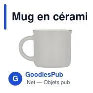 Mug en céramique personnalisable 280 ml avec logo | Lini - Miniature 12