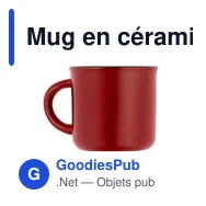 Mug en céramique personnalisable 280 ml avec logo | Lini - Miniature 8
