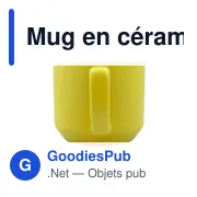 Mug en céramique personnalisable 330 ml avec logo | Everika - Miniature 3